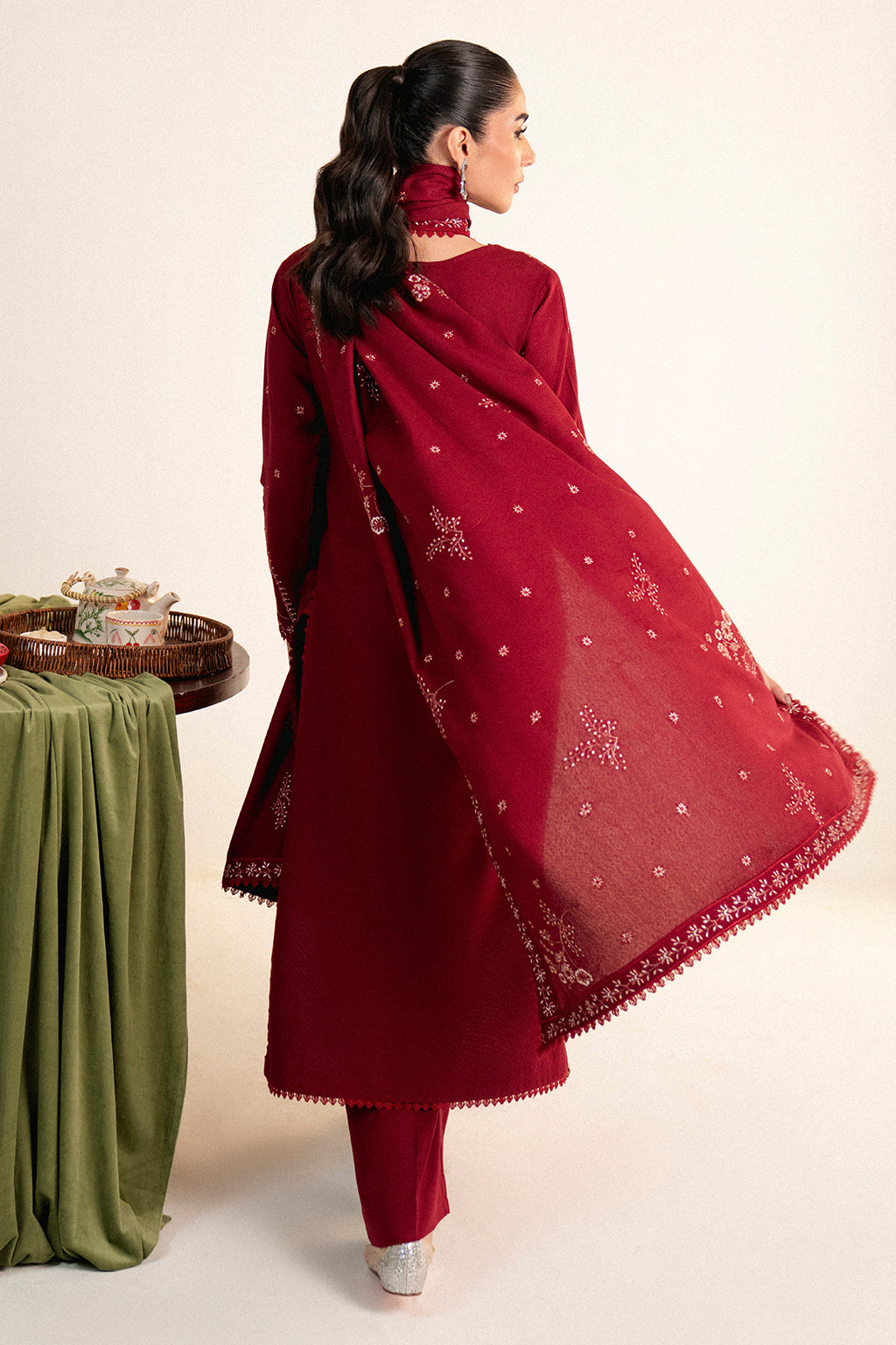 Neeshay | Fall Pret 24 | Crimson - Official Neeshay stockist in UK - Sakeena London
