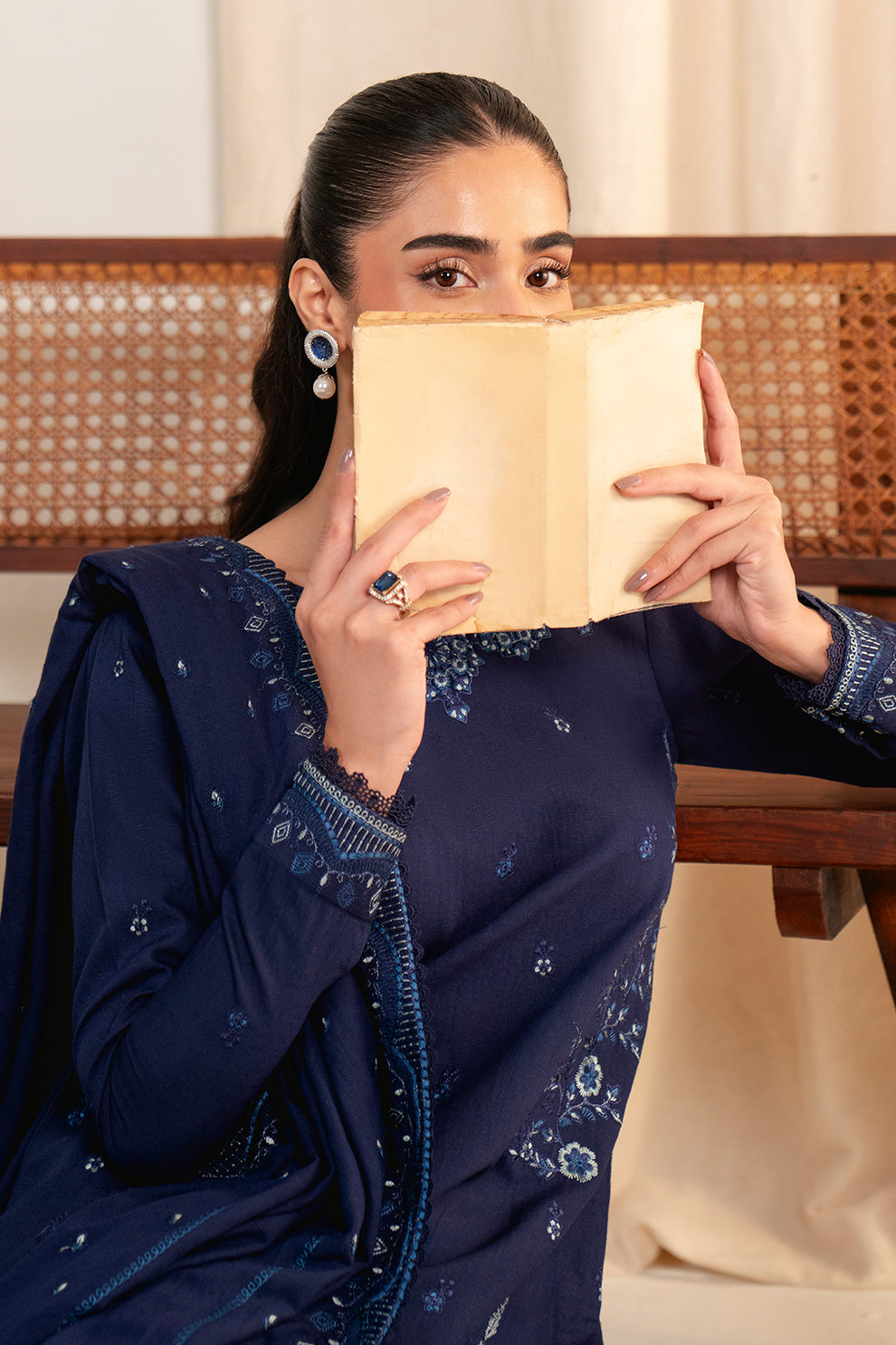 Neeshay | Fall Pret 24 | Sapphire Blue - Official Neeshay stockist in UK - Sakeena London