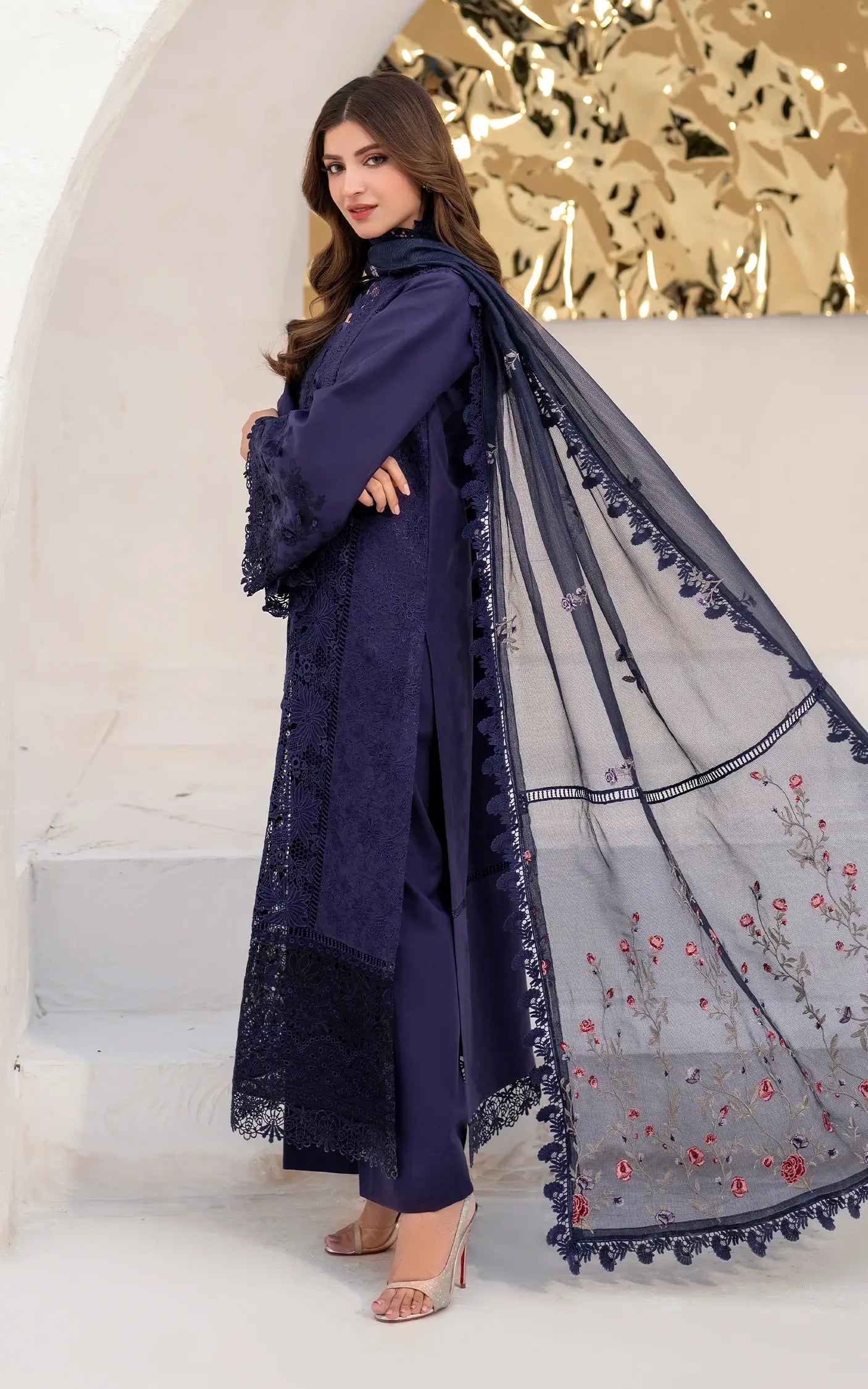Asifa and Nabeel | Azalia Sumemr 25 | Nile (AZL25-08) - Official Asifa and Nabeel stockist in UK - Sakeena London