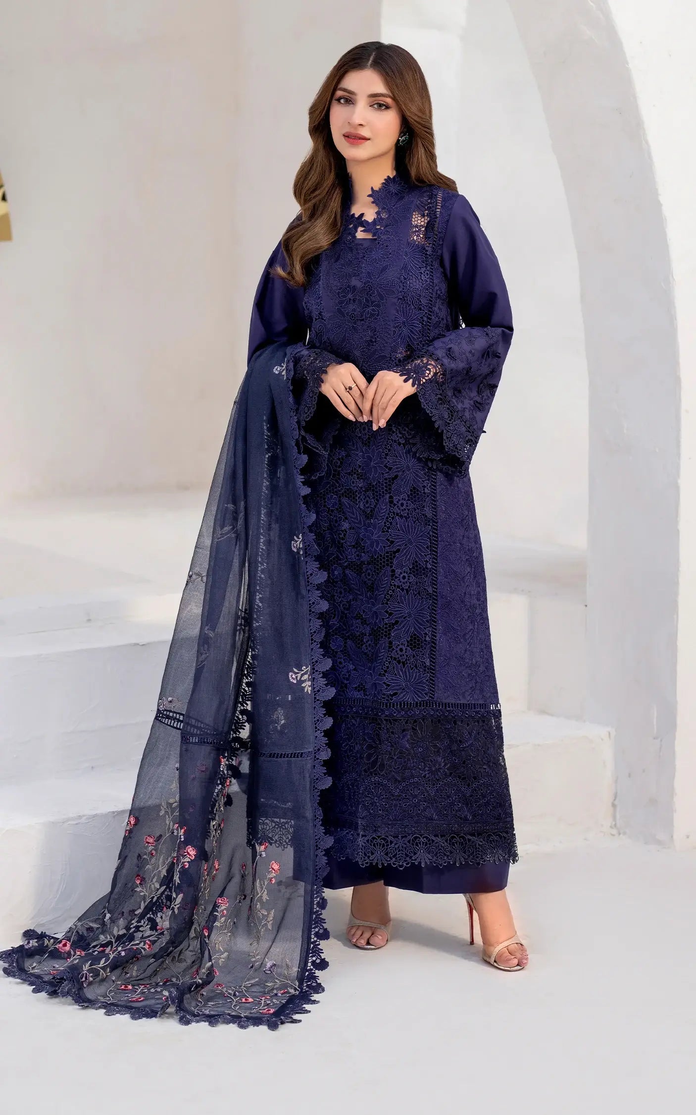 Asifa and Nabeel | Azalia Sumemr 25 | Nile (AZL25-08) - Official Asifa and Nabeel stockist in UK - Sakeena London