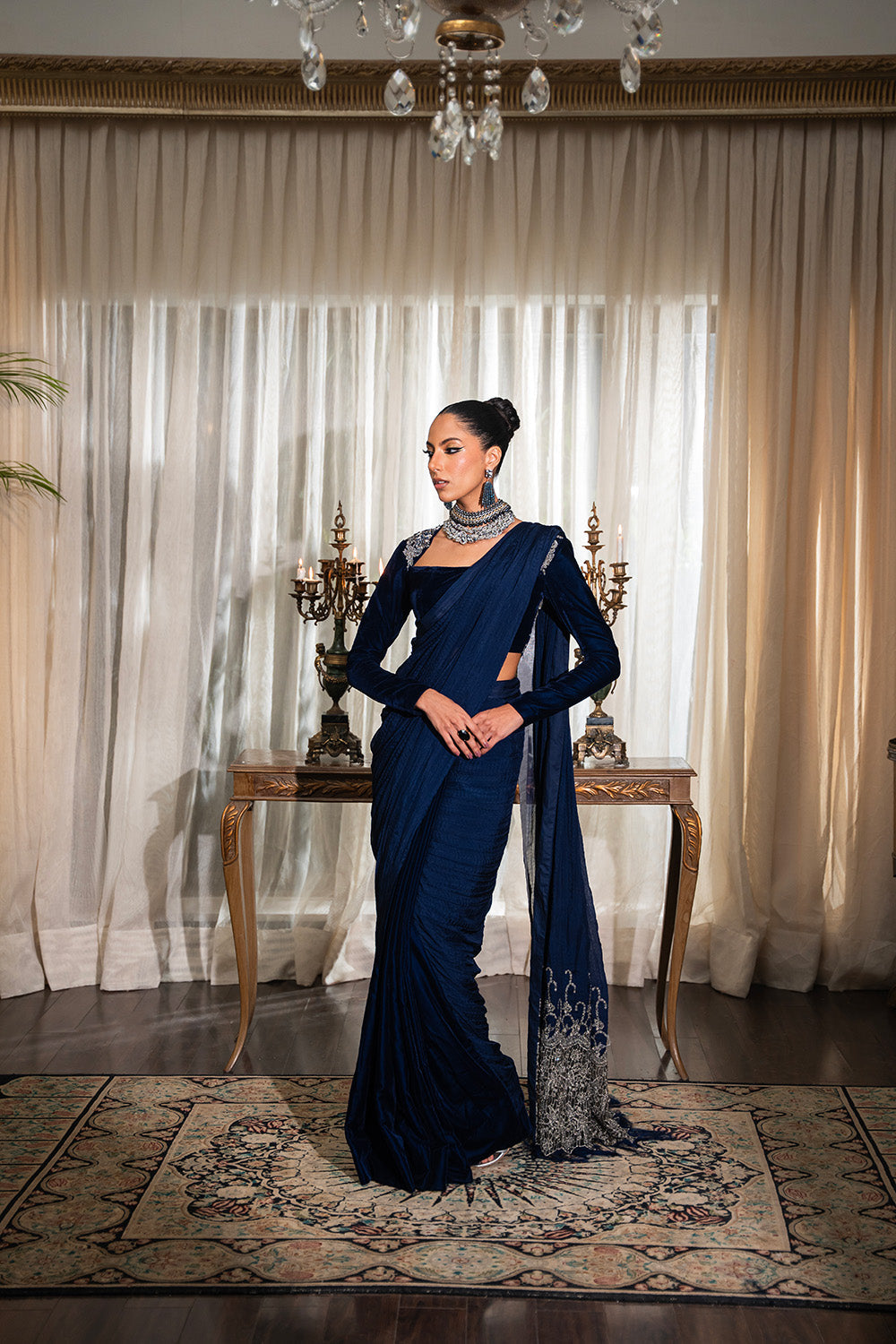 Nilofer Shahid | Aatish the Fire Within | Mehtab (Sari) Ã¢ÂÂ Aatish The Fire within - Official Nilofer Shahid stockist in UK - Sakeena London