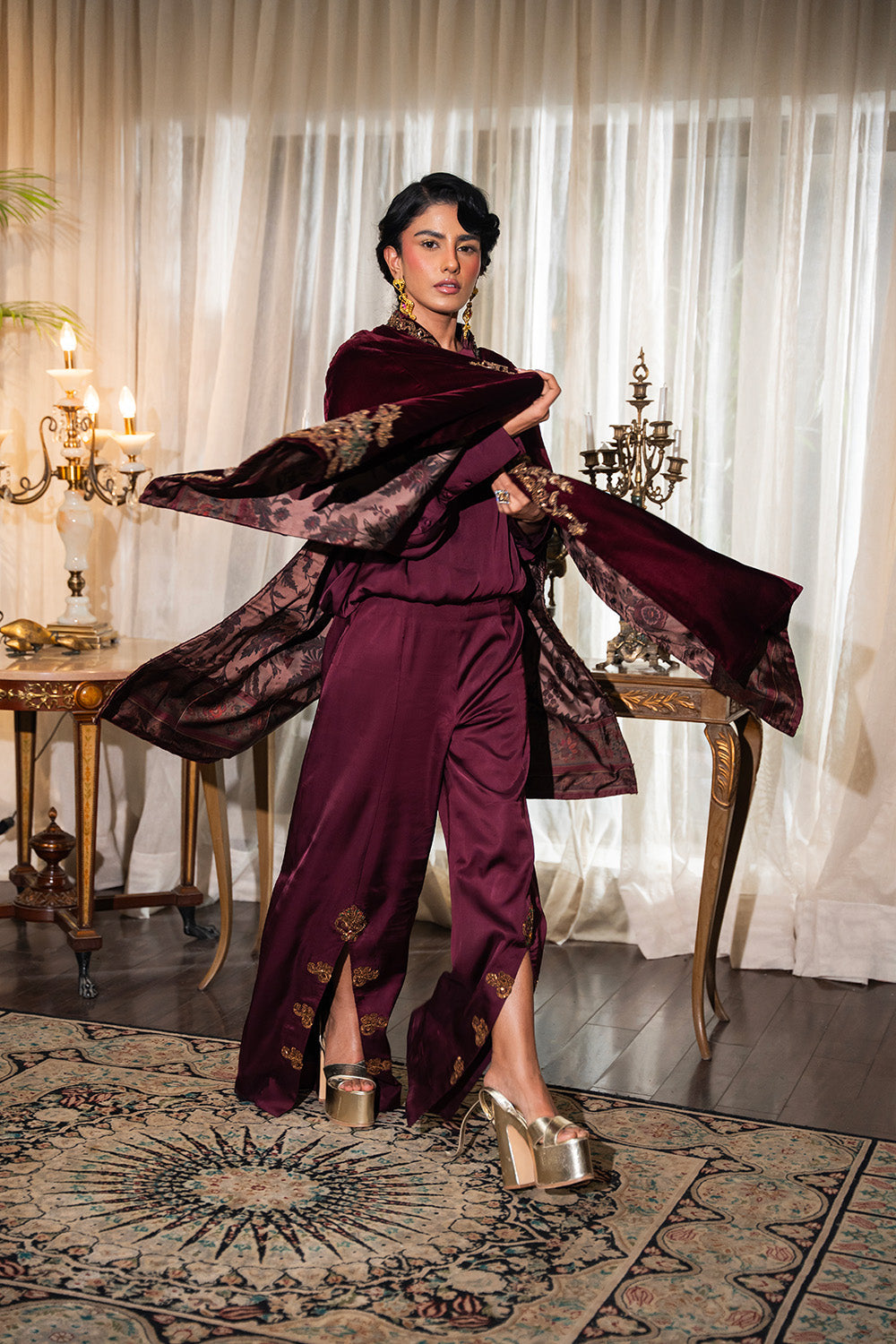 Nilofer Shahid | Aatish the Fire Within | Shiddat (3pc) Ã¢ÂÂ Aatish The Fire within - Official Nilofer Shahid stockist in UK - Sakeena London