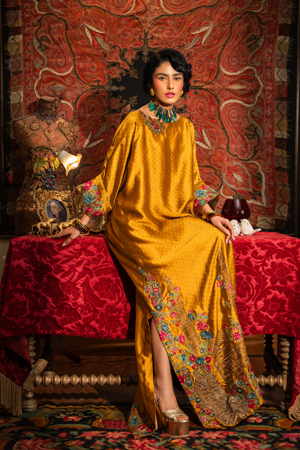 Nilofer Shahid | Aatish the Fire Within | Sunehri (1pc) Ã¢ÂÂ Aatish The Fire within - Official Nilofer Shahid stockist in UK - Sakeena London