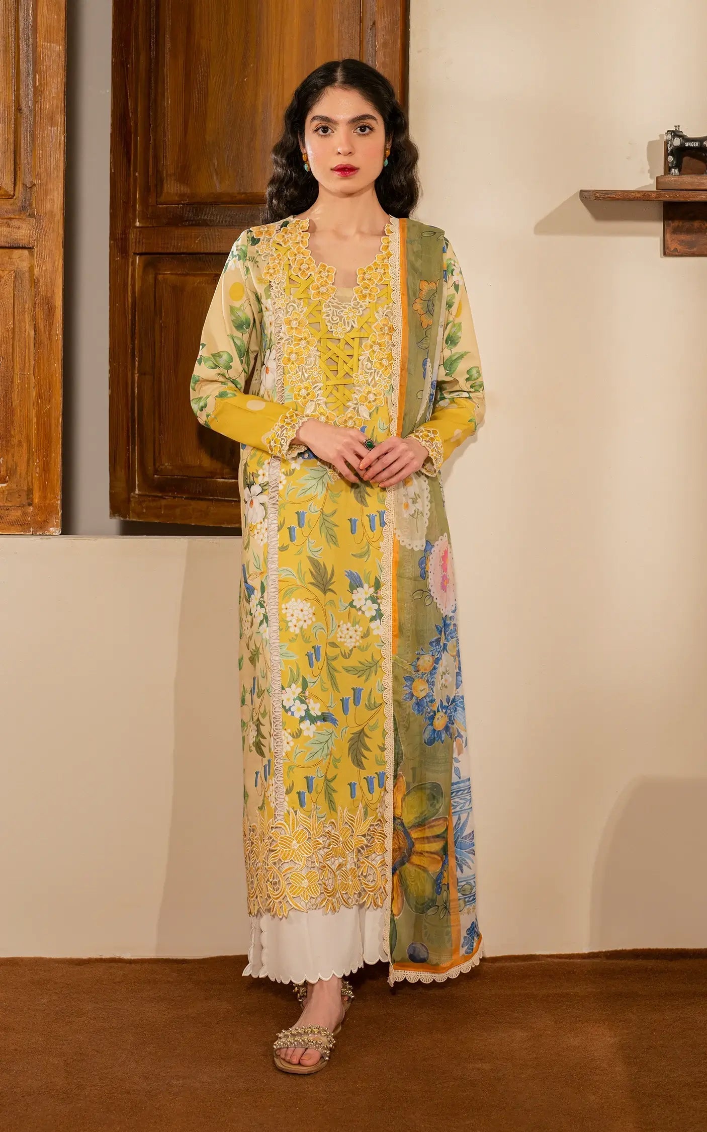 Asifa and Nabeel | Meraki Vintage 25 | Nimbu Pani (MVL25-04) - Official Asifa and Nabeel stockist in UK - Sakeena London