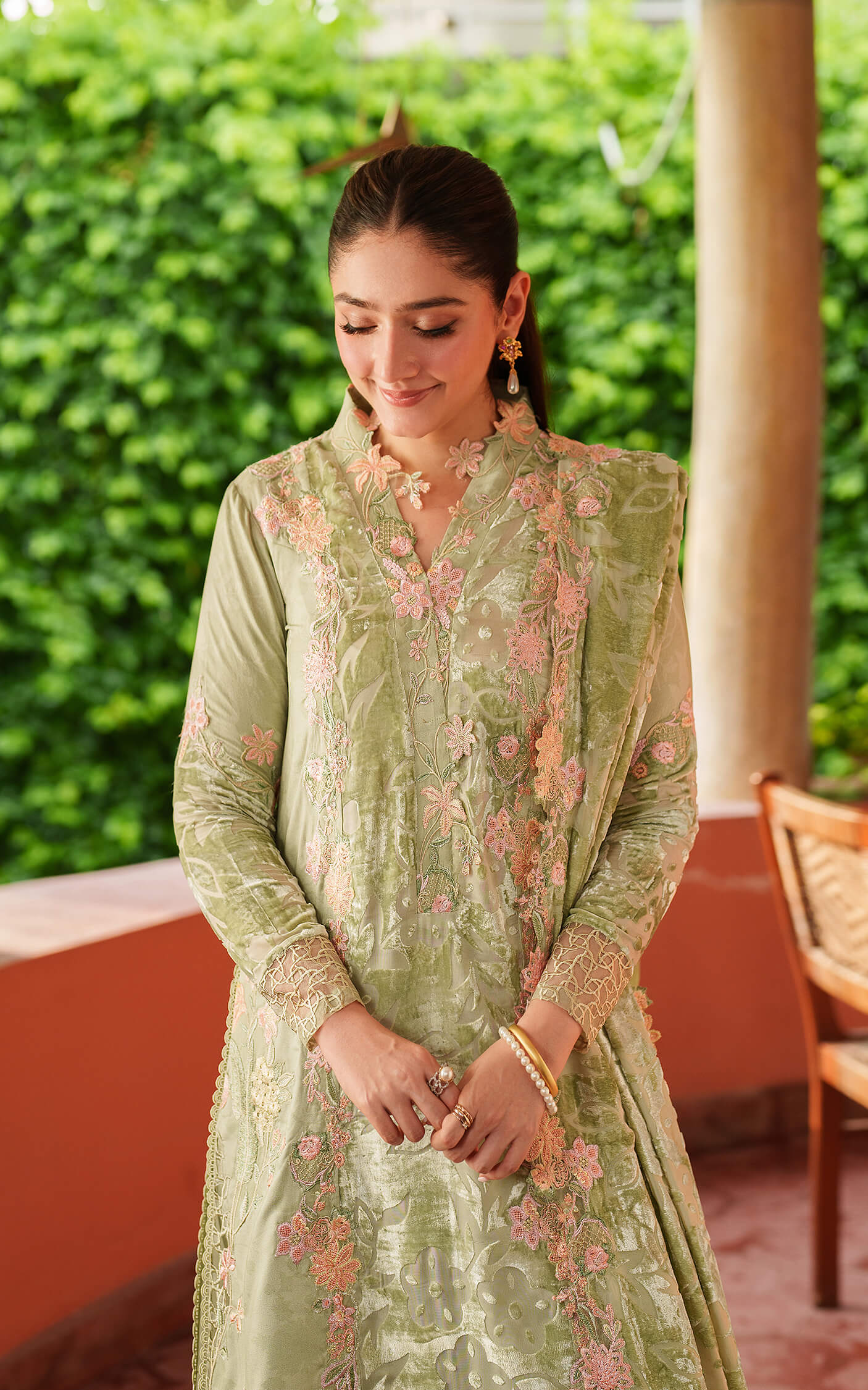 Asifa and Nabeel | Pashmina Luxe 25 | Noir LWC25-04 - Official Asifa and Nabeel stockist in UK - Sakeena London