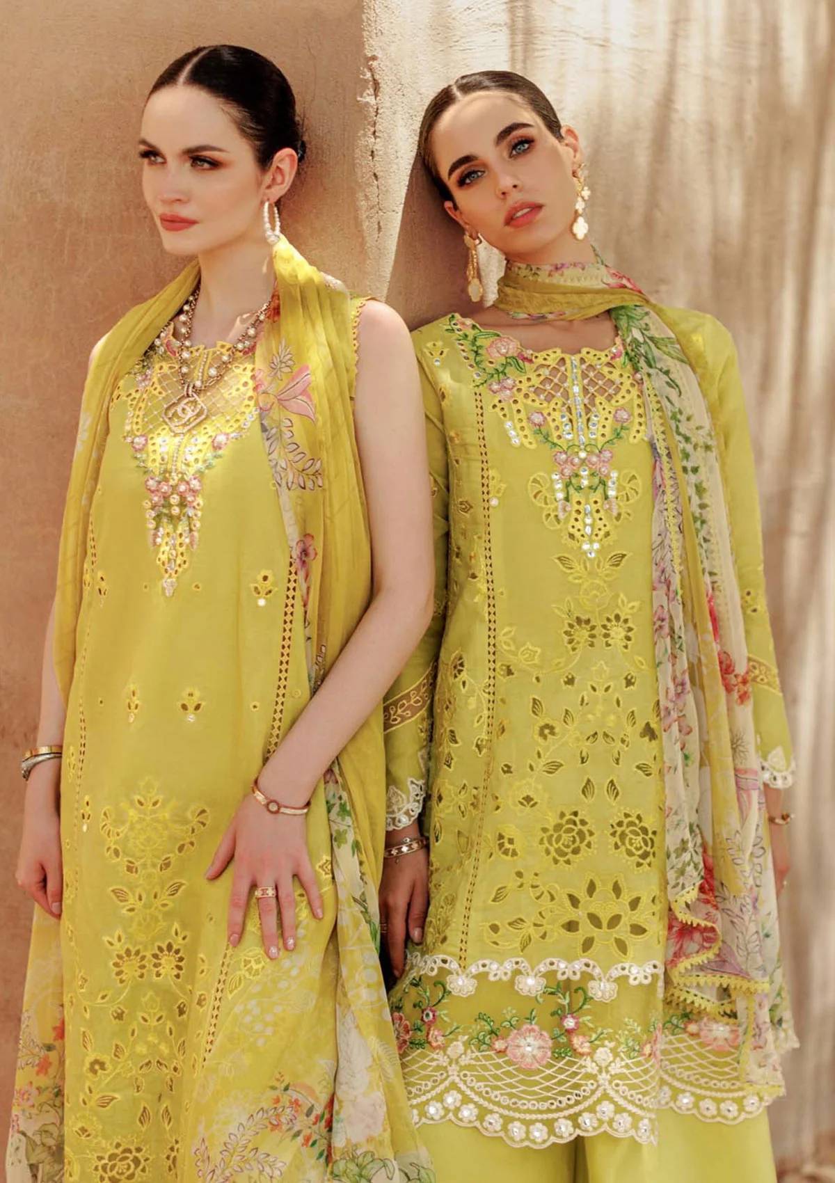 Lawn Collection - Noor - Saadia Asad - Eid Handwork - Laserkari 24 - NEH24#01