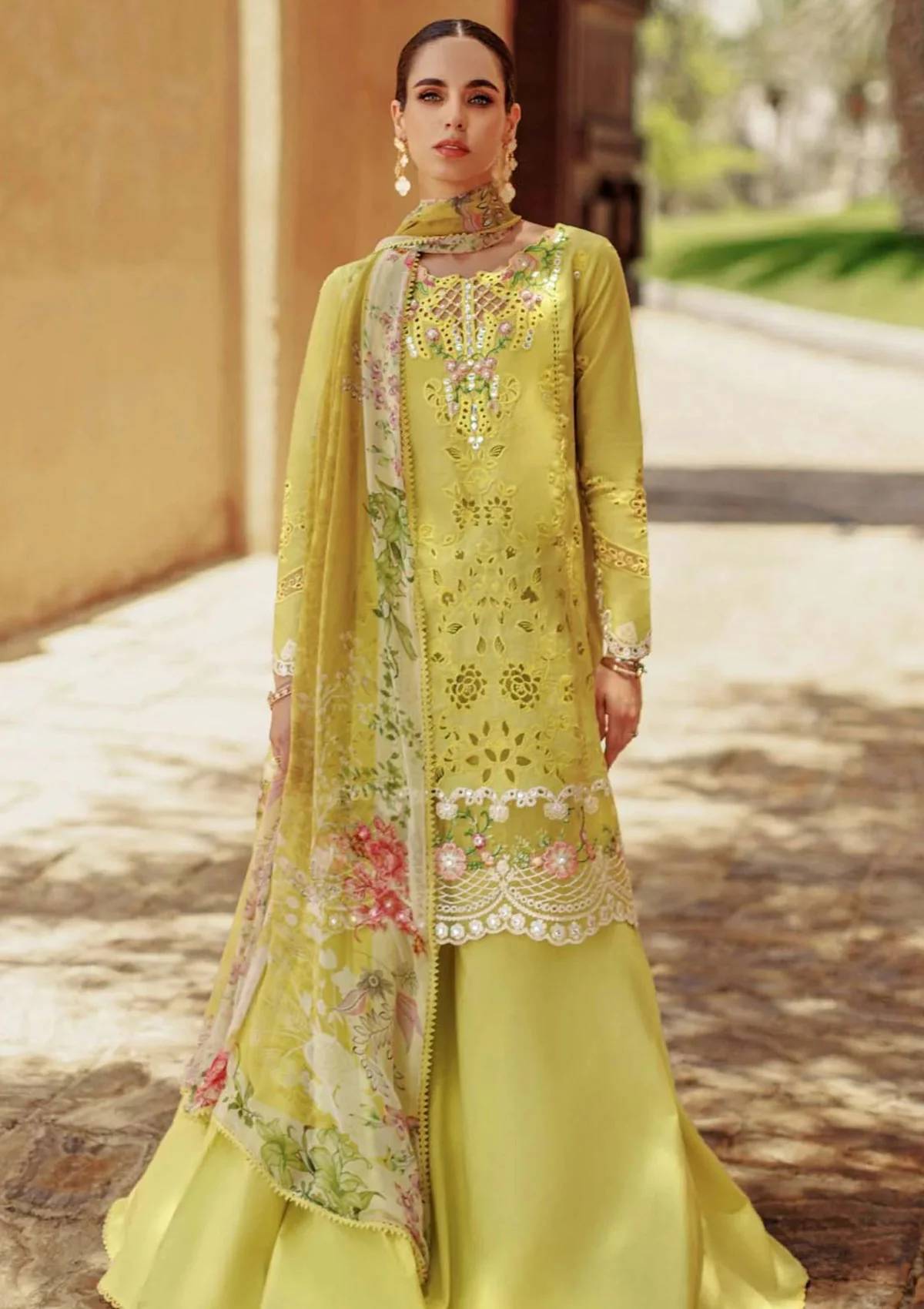 Lawn Collection - Noor - Saadia Asad - Eid Handwork - Laserkari 24 - NEH24#01