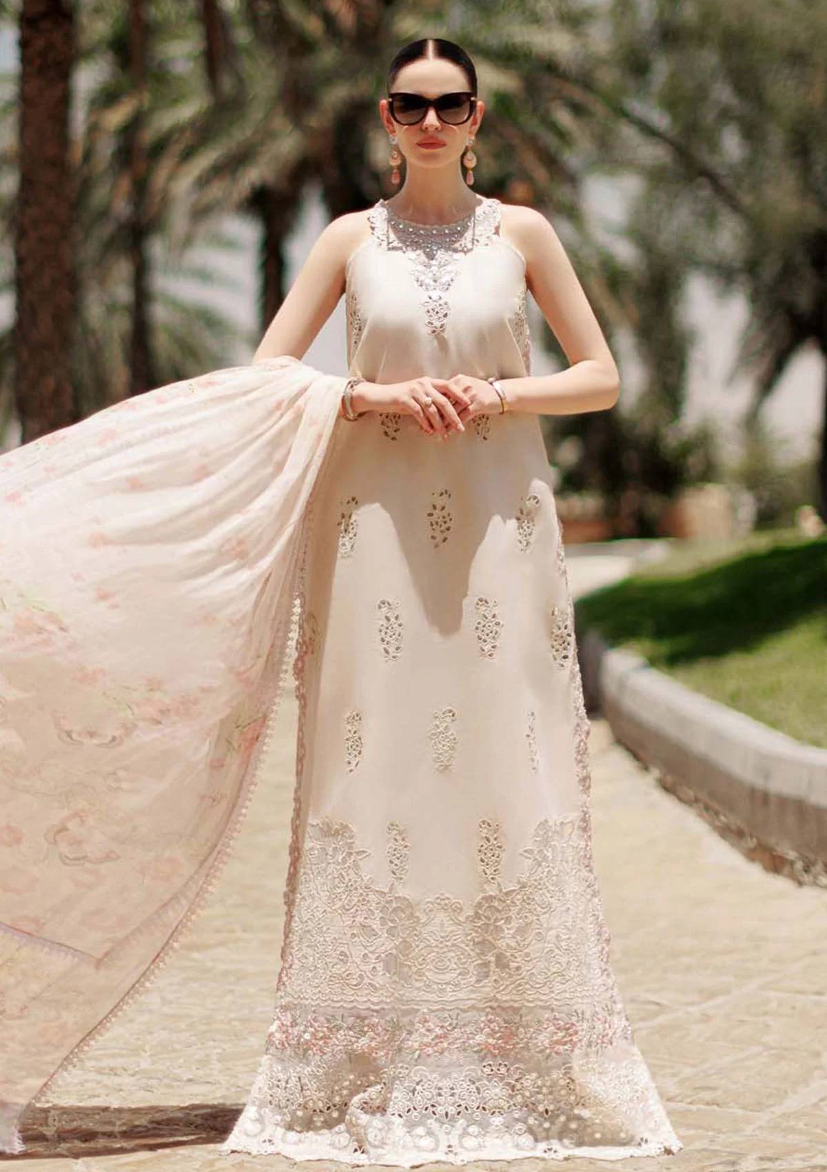 Lawn Collection - Noor - Saadia Asad - Eid Handwork - Laserkari 24 - NEH24#02