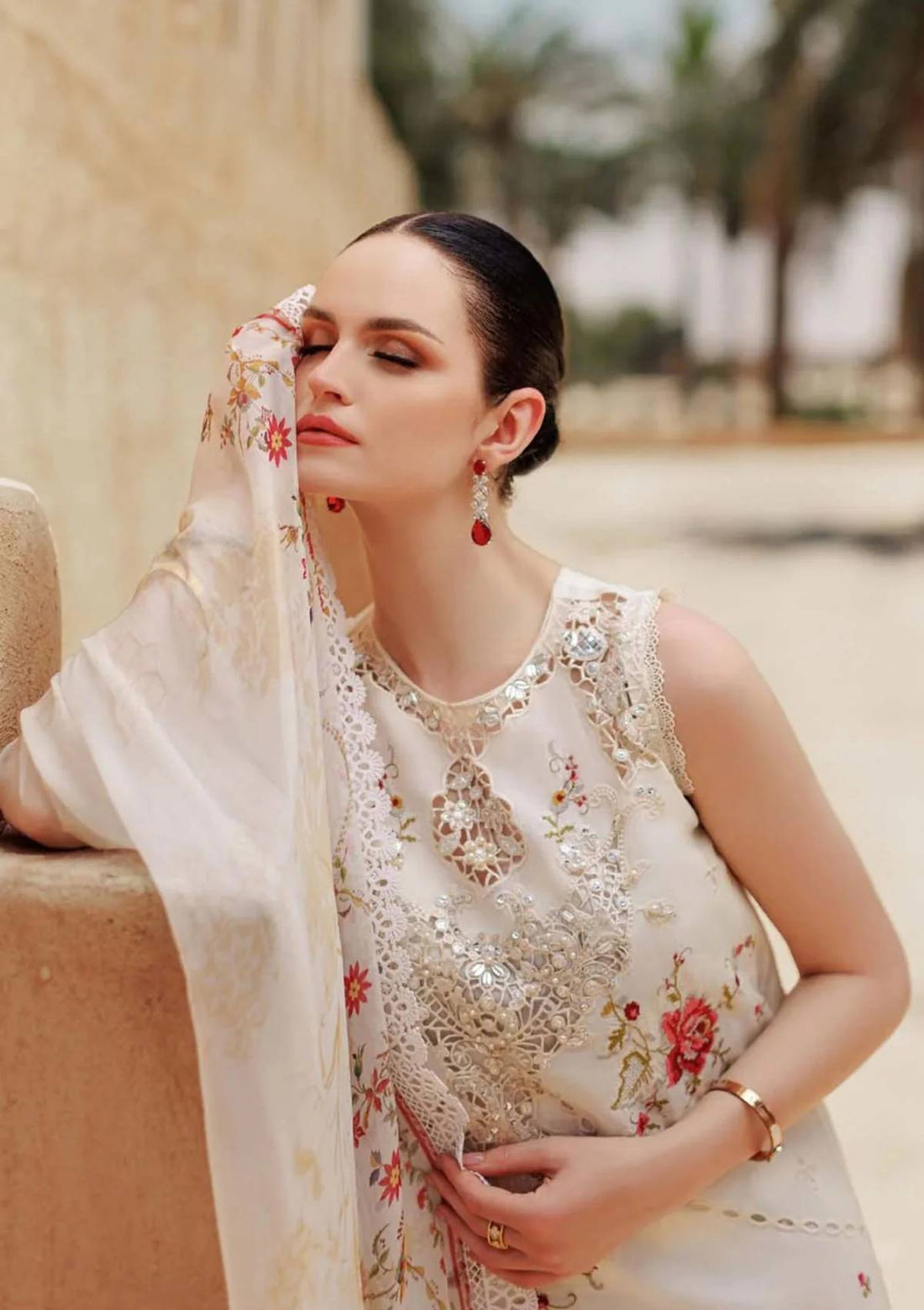 Lawn Collection - Noor - Saadia Asad - Eid Handwork - Laserkari 24 - NEH24#09