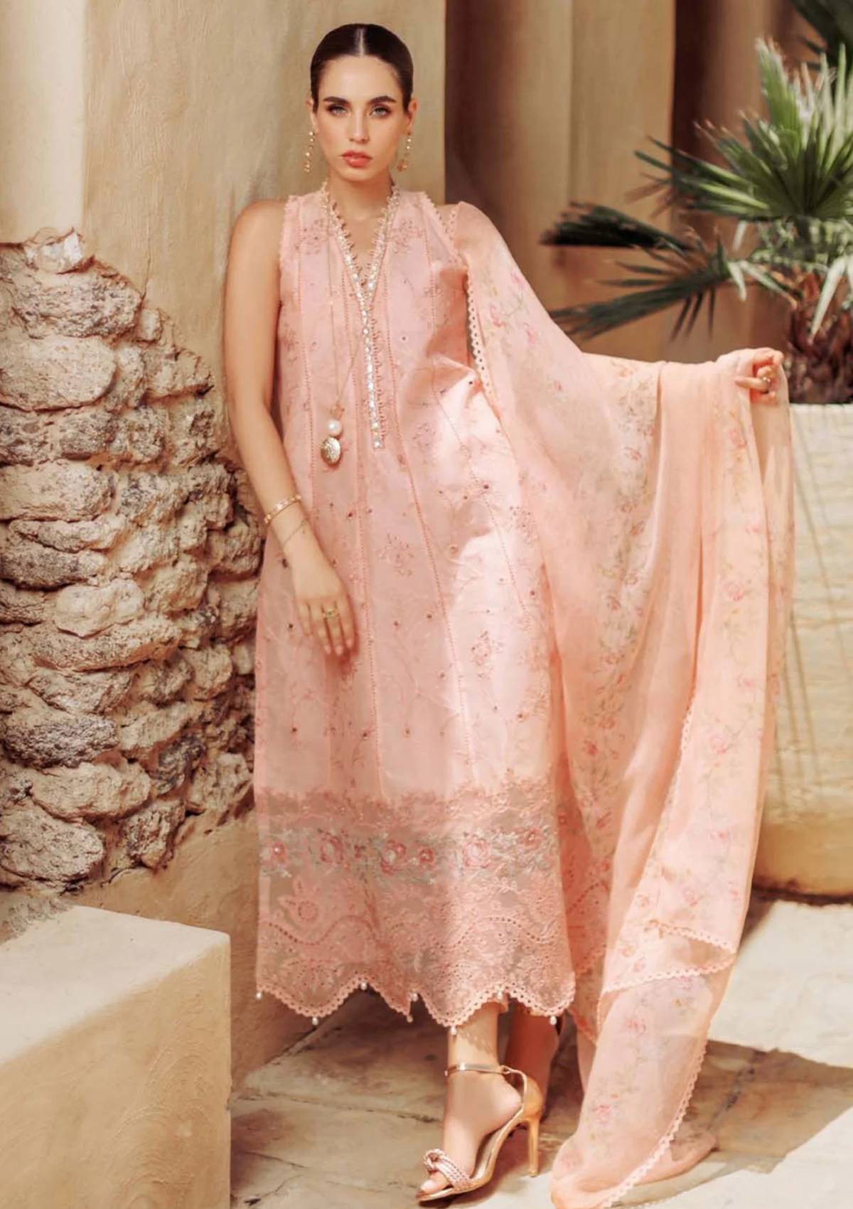 Lawn Collection - Noor - Saadia Asad - Eid Handwork - Laserkari 24 - NEH24#10