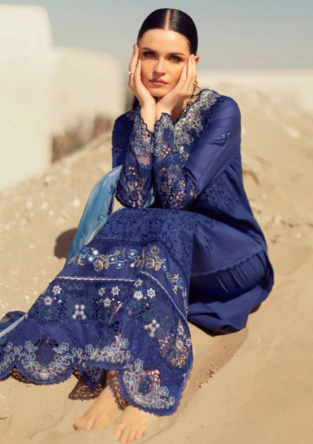 Lawn Collection - Noor - Saadia Asad - Eid Handwork - Laserkari 24 - NEH24#12
