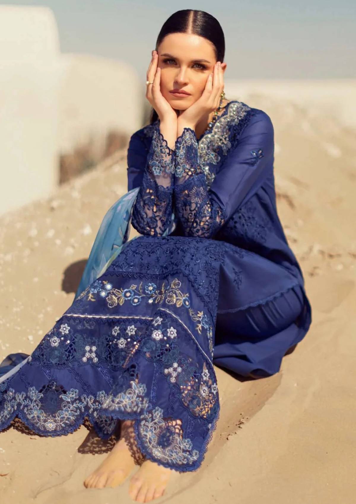 Lawn Collection - Noor - Saadia Asad - Eid Handwork - Laserkari 24 - NEH24#12
