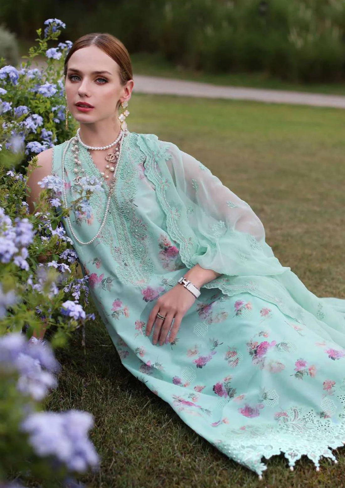 Lawn Collection - Noor By Saadia Asad - Eid Luxe Printkari - NL24#05