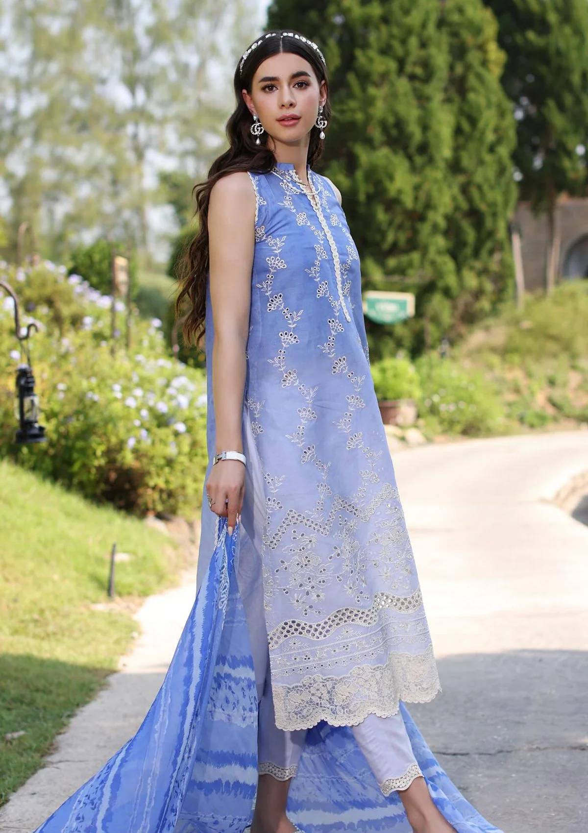 Lawn Collection - Noor By Saadia Asad - Eid Luxe Printkari - NL24#08
