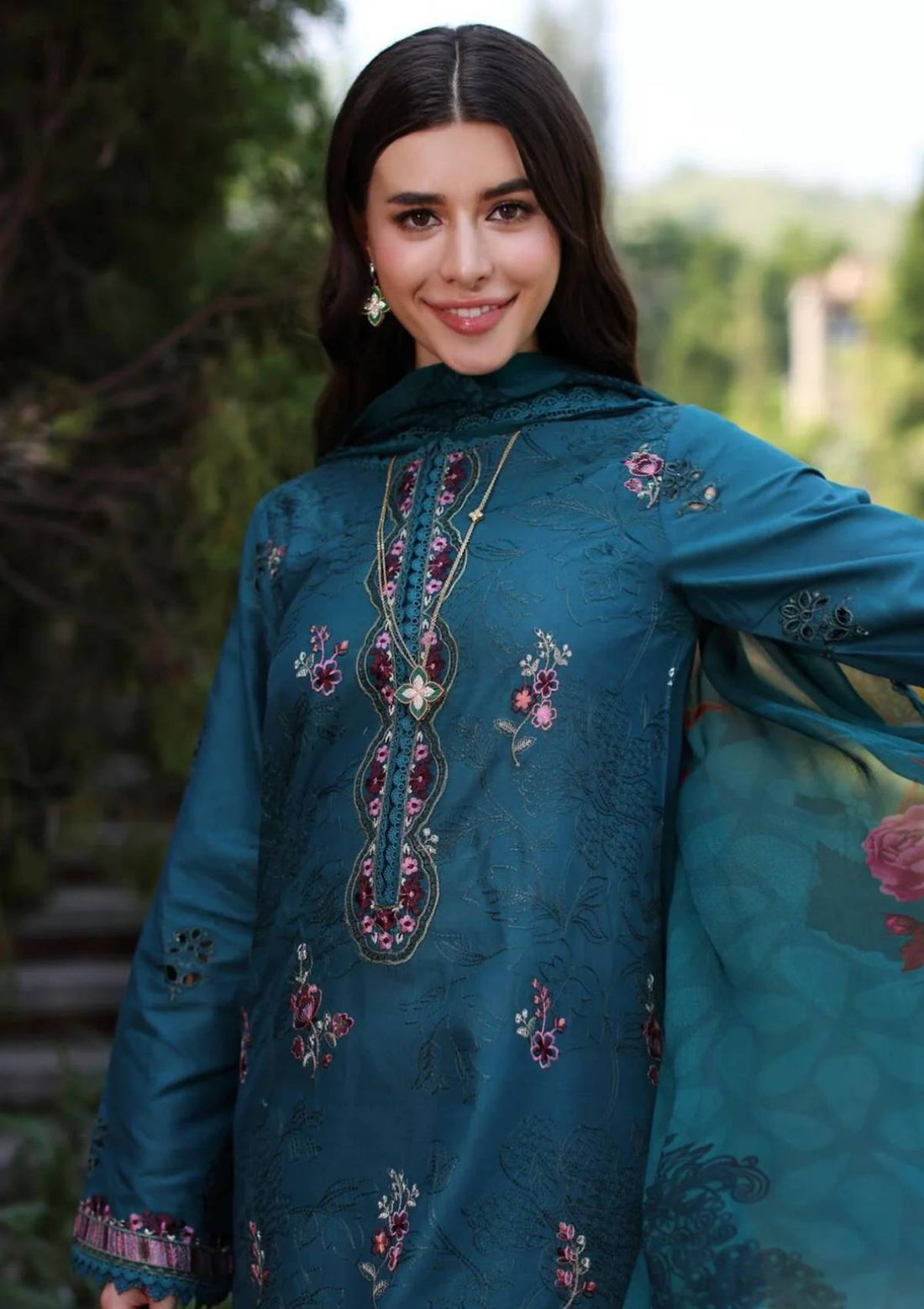 Lawn Collection - Noor By Saadia Asad - Eid Luxe Printkari - NL24#09