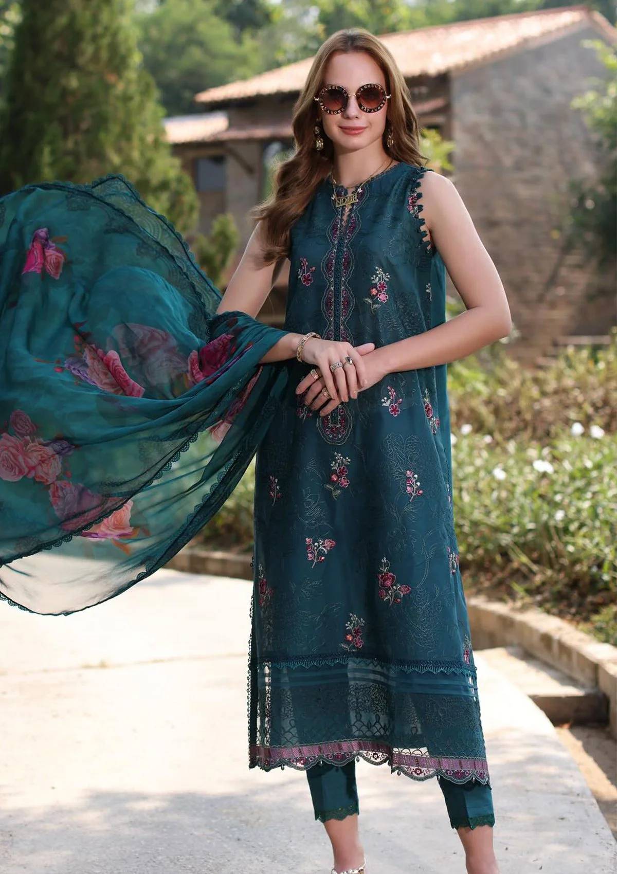 Lawn Collection - Noor By Saadia Asad - Eid Luxe Printkari - NL24#09