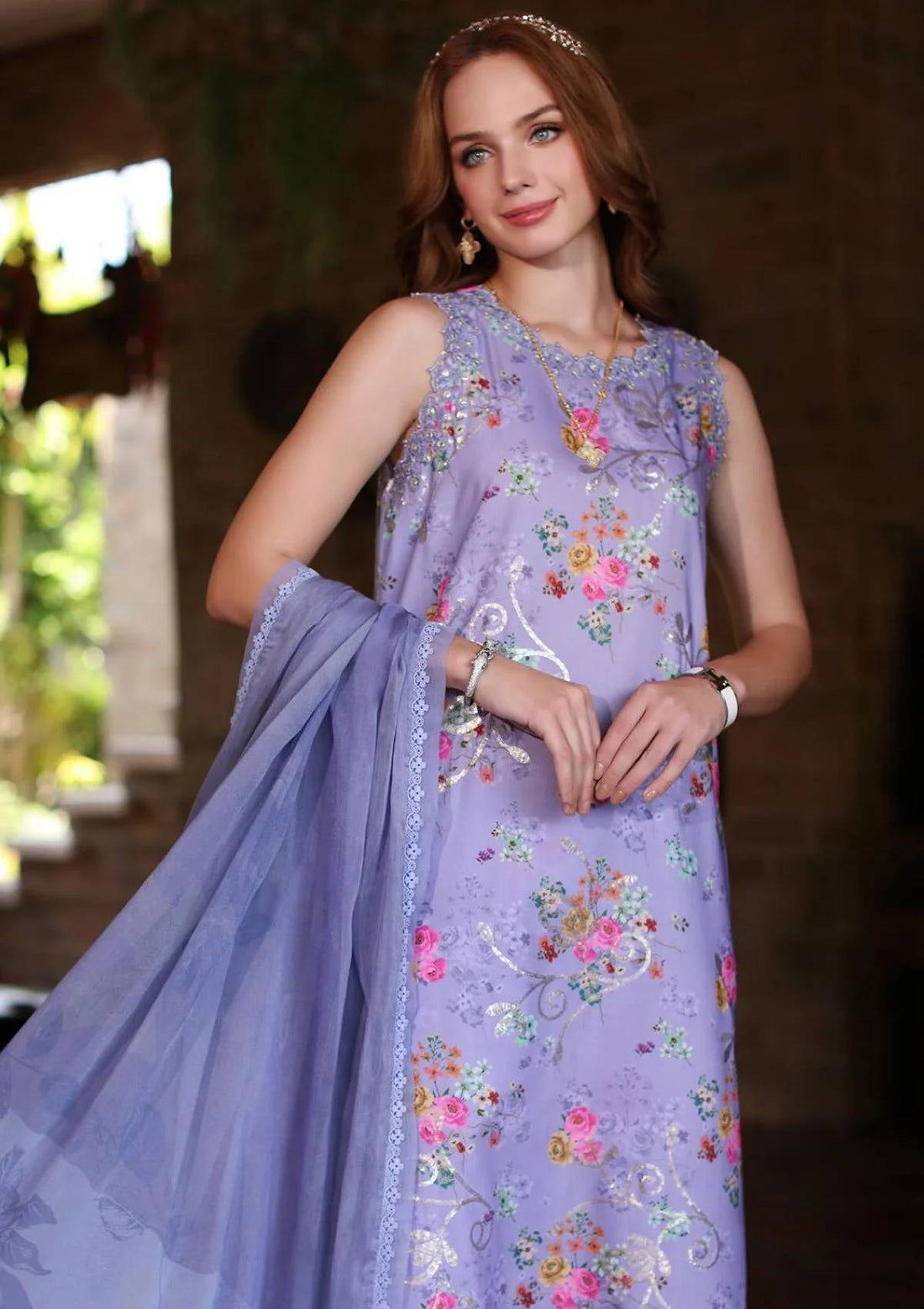 Lawn Collection - Noor By Saadia Asad - Eid Luxe Printkari - NL24#10