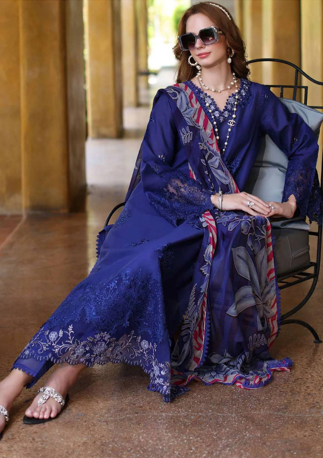 Lawn Collection - Noor By Saadia Asad - Eid Luxe Printkari - NL24#12