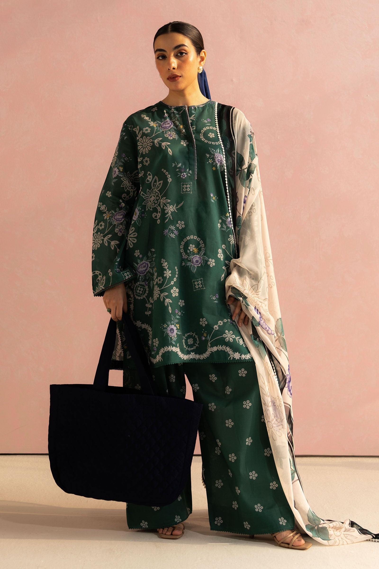 Zara Shahjahan | Coco Prints 25 | Nora-8B - Official Zara Shahjahan stockist in UK - Sakeena London