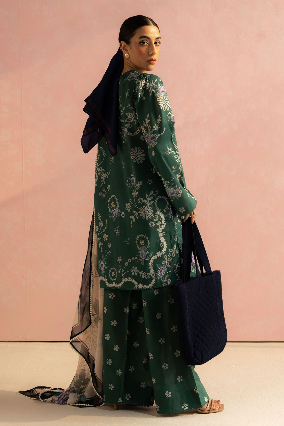 Zara Shahjahan | Coco Prints 25 | Nora-8B - Official Zara Shahjahan stockist in UK - Sakeena London