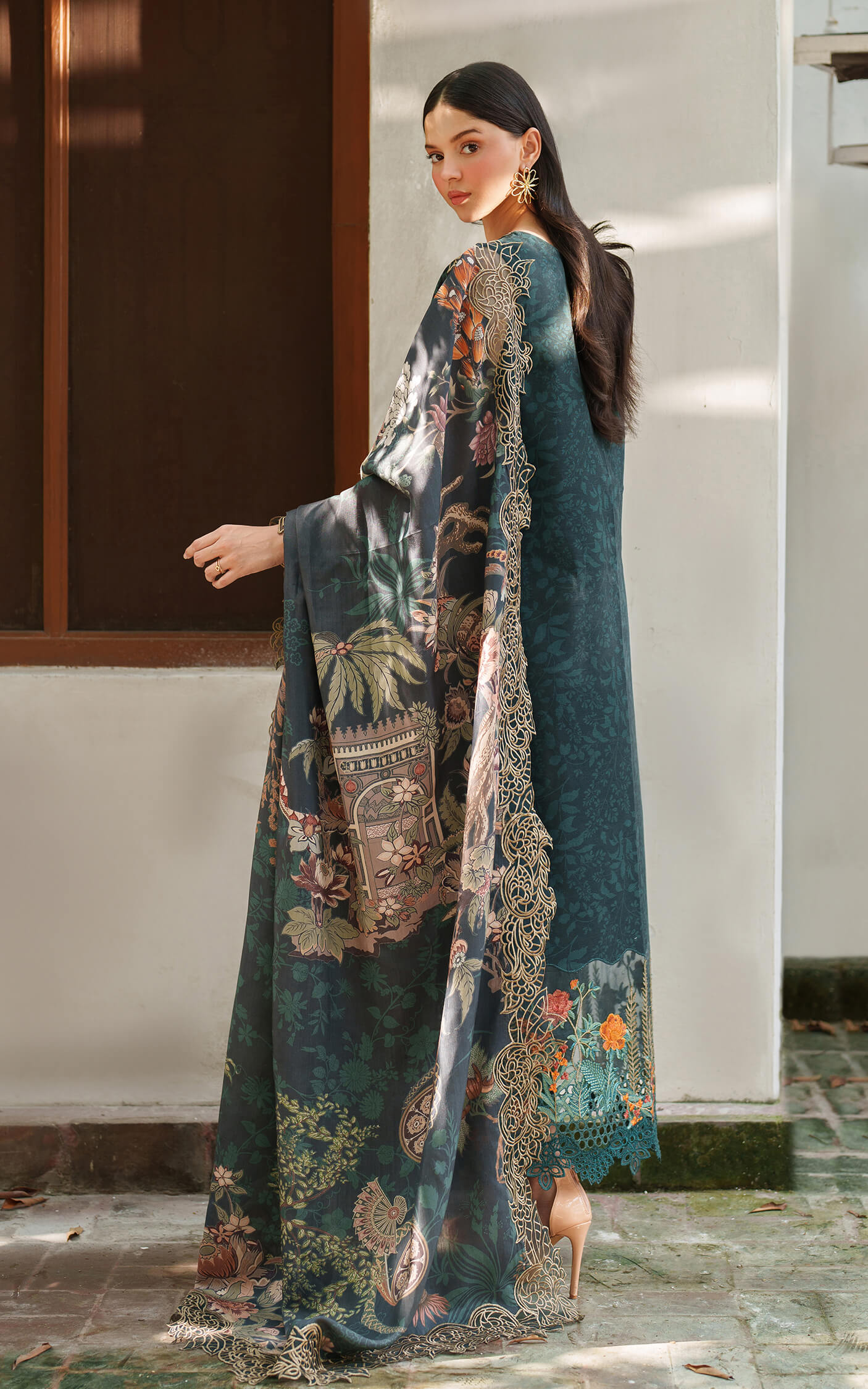 Asifa and Nabeel | Pashmina Luxe 25 |Nora LWC25-01 - Official Asifa and Nabeel stockist in UK - Sakeena London