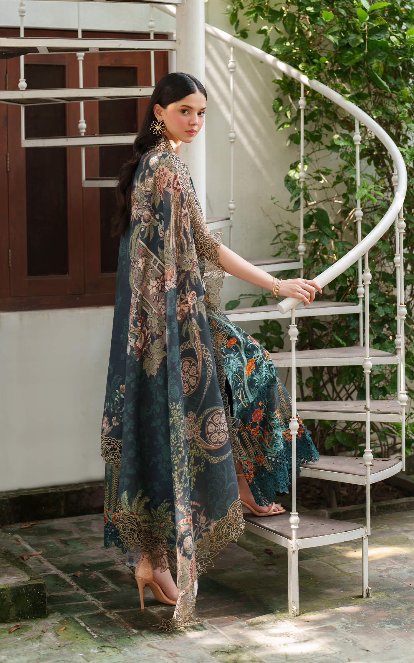 Asifa and Nabeel | Pashmina Luxe 25 |Nora LWC25-01 - Official Asifa and Nabeel stockist in UK - Sakeena London