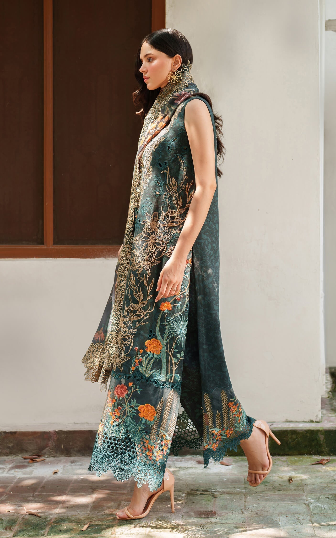 Asifa and Nabeel | Pashmina Luxe 25 |Nora LWC25-01 - Official Asifa and Nabeel stockist in UK - Sakeena London