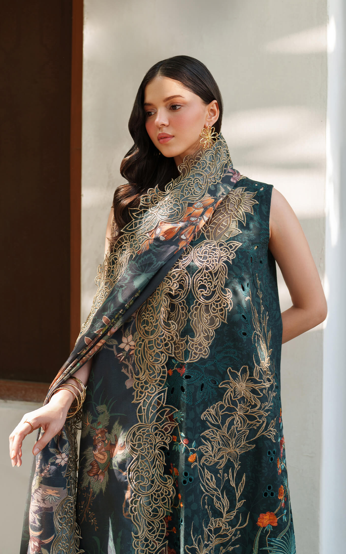 Asifa and Nabeel | Pashmina Luxe 25 |Nora LWC25-01 - Official Asifa and Nabeel stockist in UK - Sakeena London