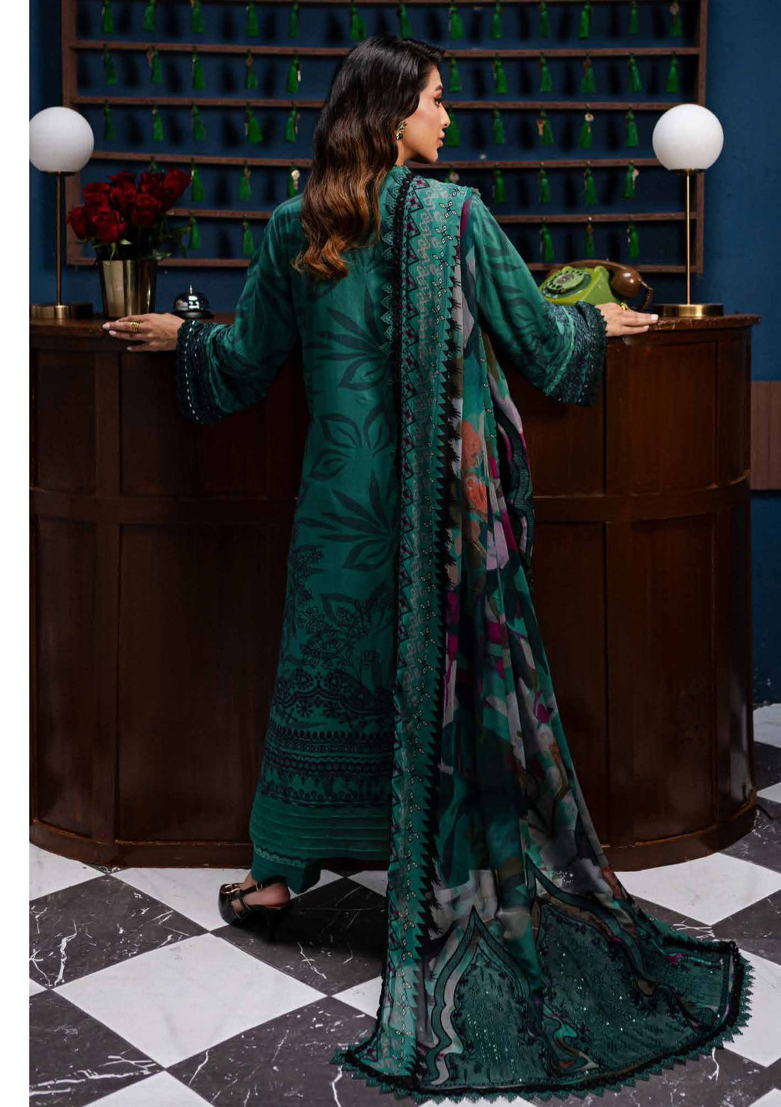 Nureh | Gardenia Lawn | NSG -160 - Official Nureh stockist in UK - Sakeena London