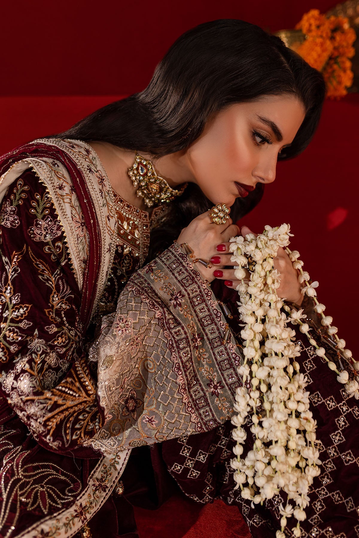 Nureh | Maya Velvet | NW-89 - Official Nureh stockist in UK - Sakeena London