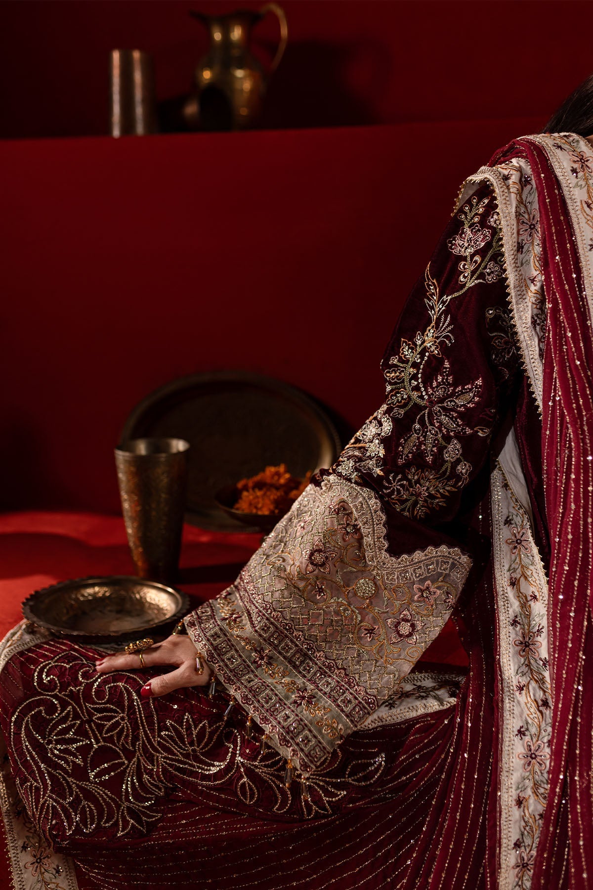 Nureh | Maya Velvet | NW-89 - Official Nureh stockist in UK - Sakeena London
