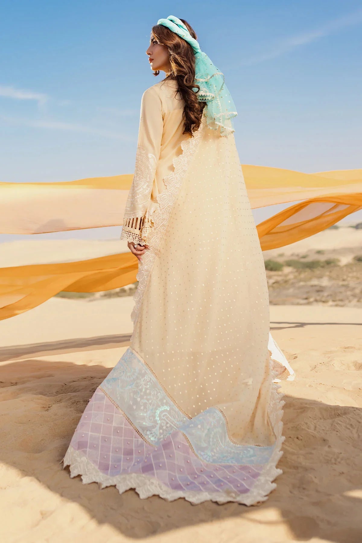 Nureh | Sehra Swiss Voil Lawn | FEROCE - NE-74 - Official Nureh stockist in UK - Sakeena London