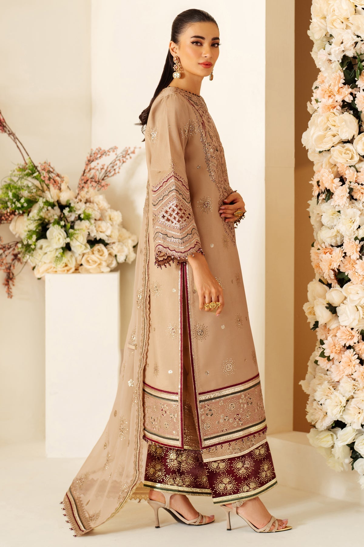Alizeh | Luxury Raw Silk | AF-RS-06-OAK - Official Alizeh stockist in UK - Sakeena London