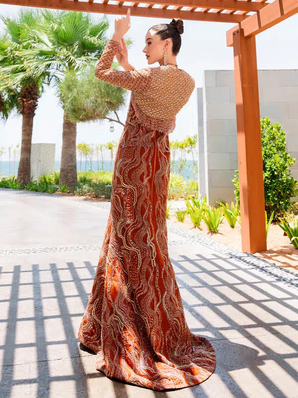 Epoque | Ciel Luxury Couture | Ochre - Official Epoque stockist in UK - Sakeena London