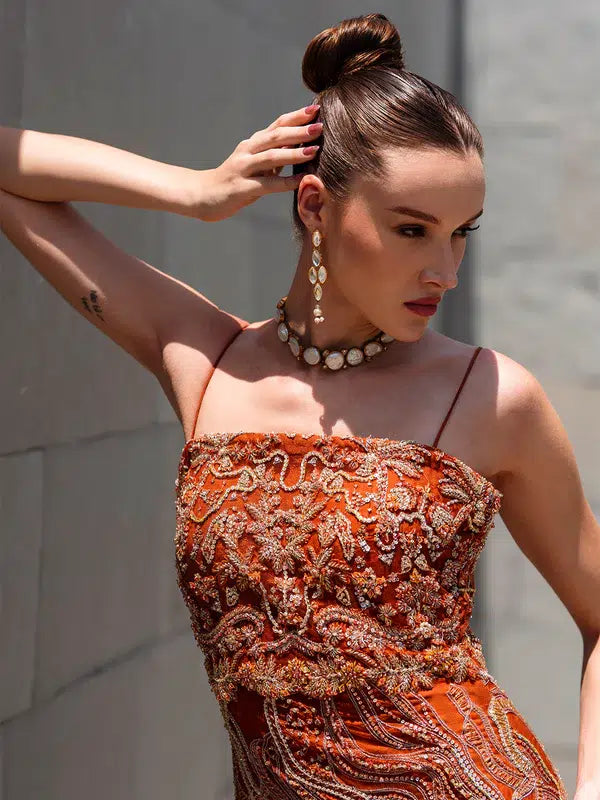 Epoque | Ciel Luxury Couture | Ochre - Official Epoque stockist in UK - Sakeena London