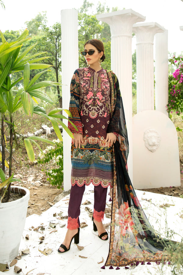 House of Nawab | Lawn Collection 24 | LAILA - Official House of Nawab stockist in UK - Sakeena London