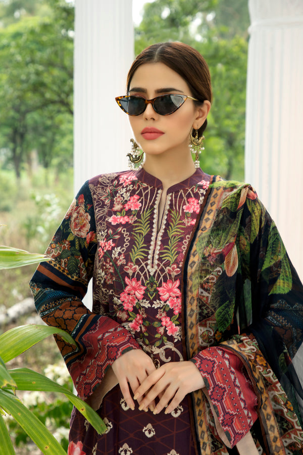 House of Nawab | Lawn Collection 24 | LAILA - Official House of Nawab stockist in UK - Sakeena London