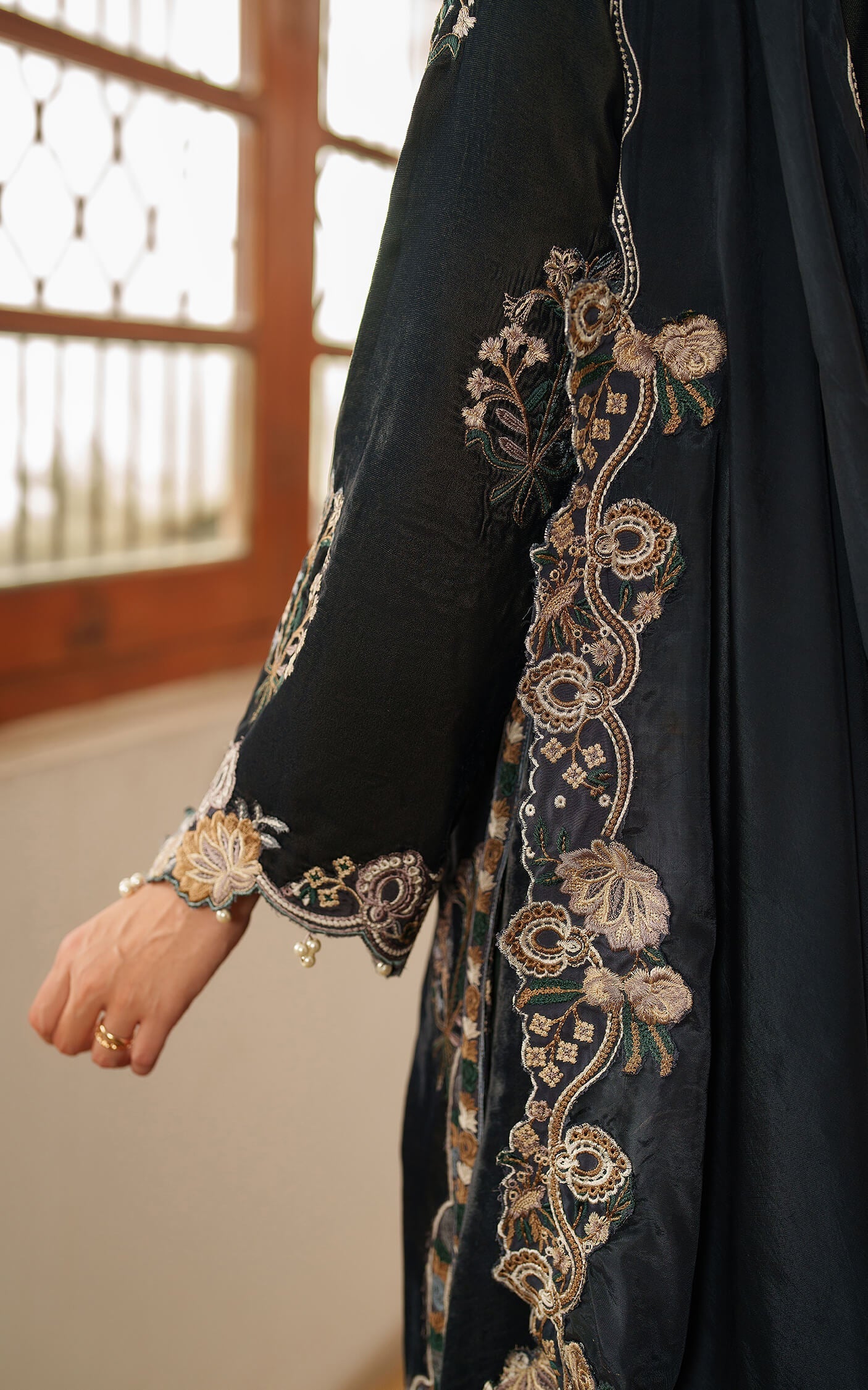 Asifa and Nabeel | Pashmina Luxe 25 | Opal LWC25-07 - Official Asifa and Nabeel stockist in UK - Sakeena London