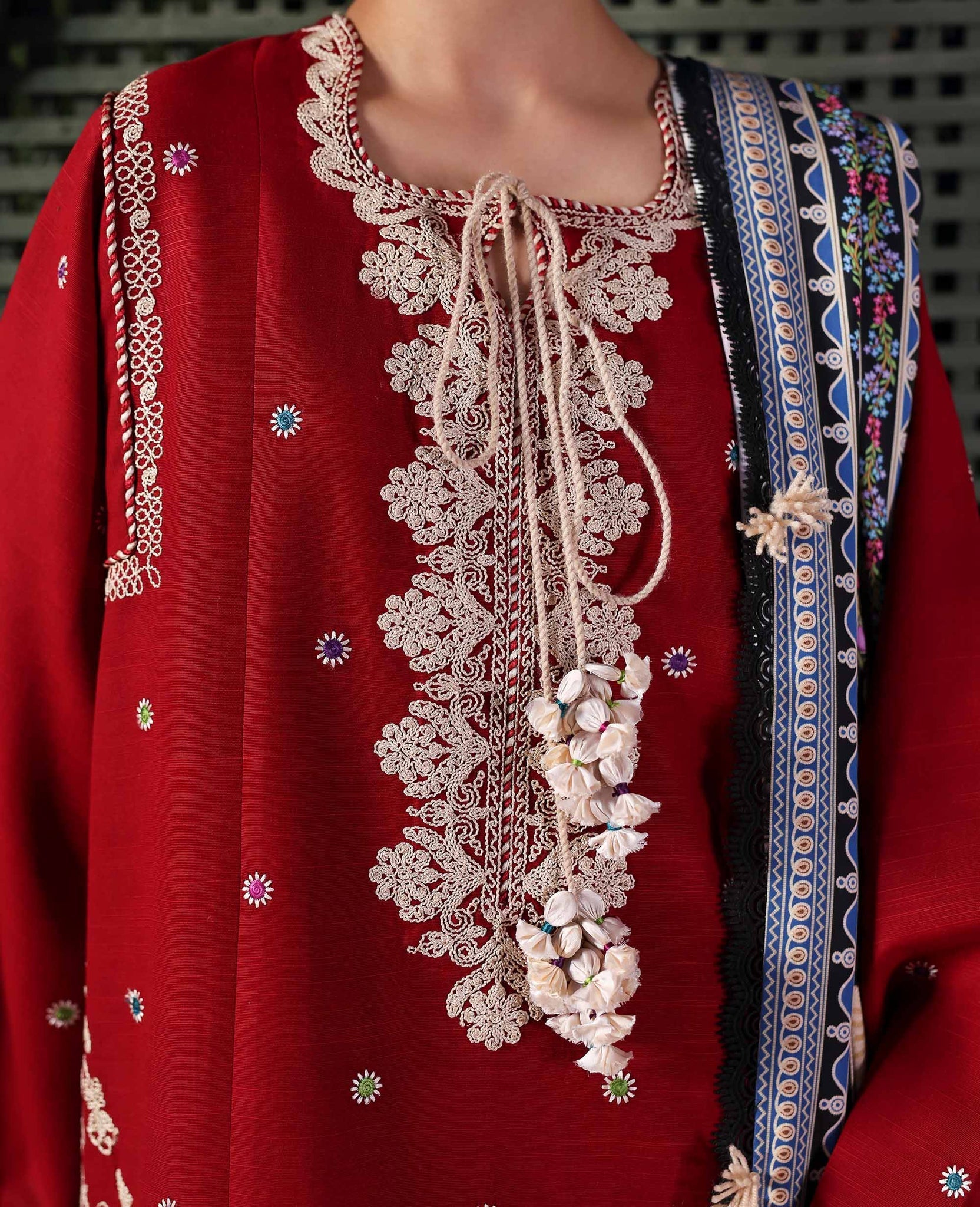 Republic Womenswear | Amaris Luxury Shawl 25 | Orlena - Official Republic Womenswear stockist in UK - Sakeena London