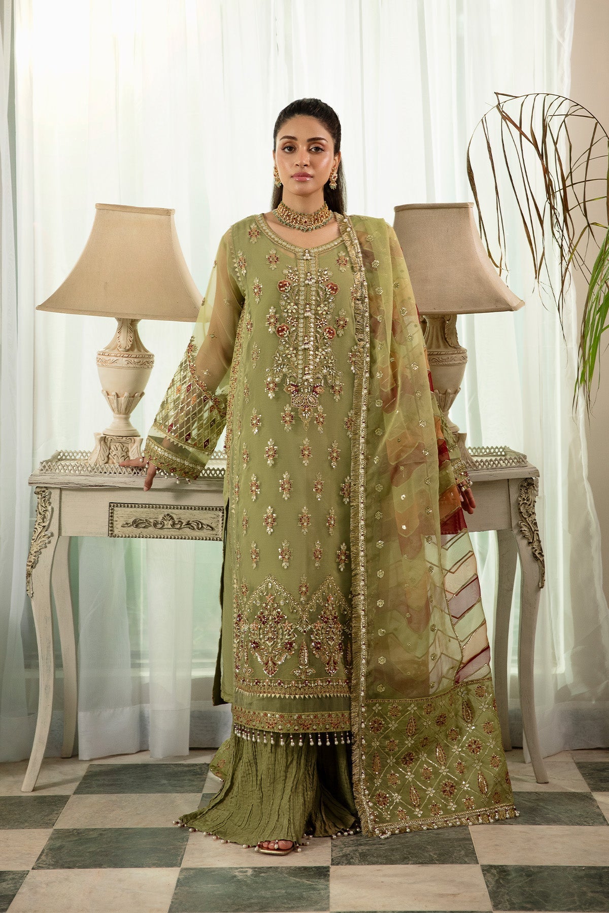 Raeesa Premium | Dehleez Formals | Dl 1032 - Official Raeesa Premium stockist in UK - Sakeena London