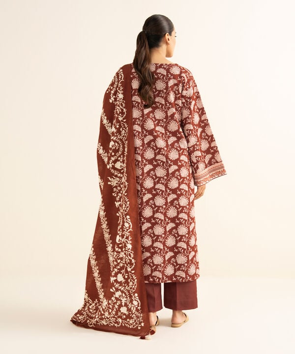 Sapphire | Fall Winter 25 | 3 Piece - Printed Lawn Suit PDY25V813SOU - Official Sapphire stockist in UK - Sakeena London