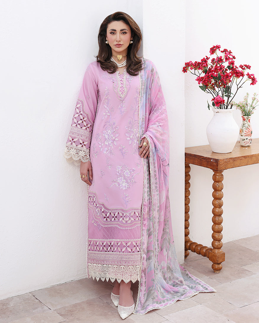 Roheenaz | Floral Reverie Luxury Lawn | Pastel Dream