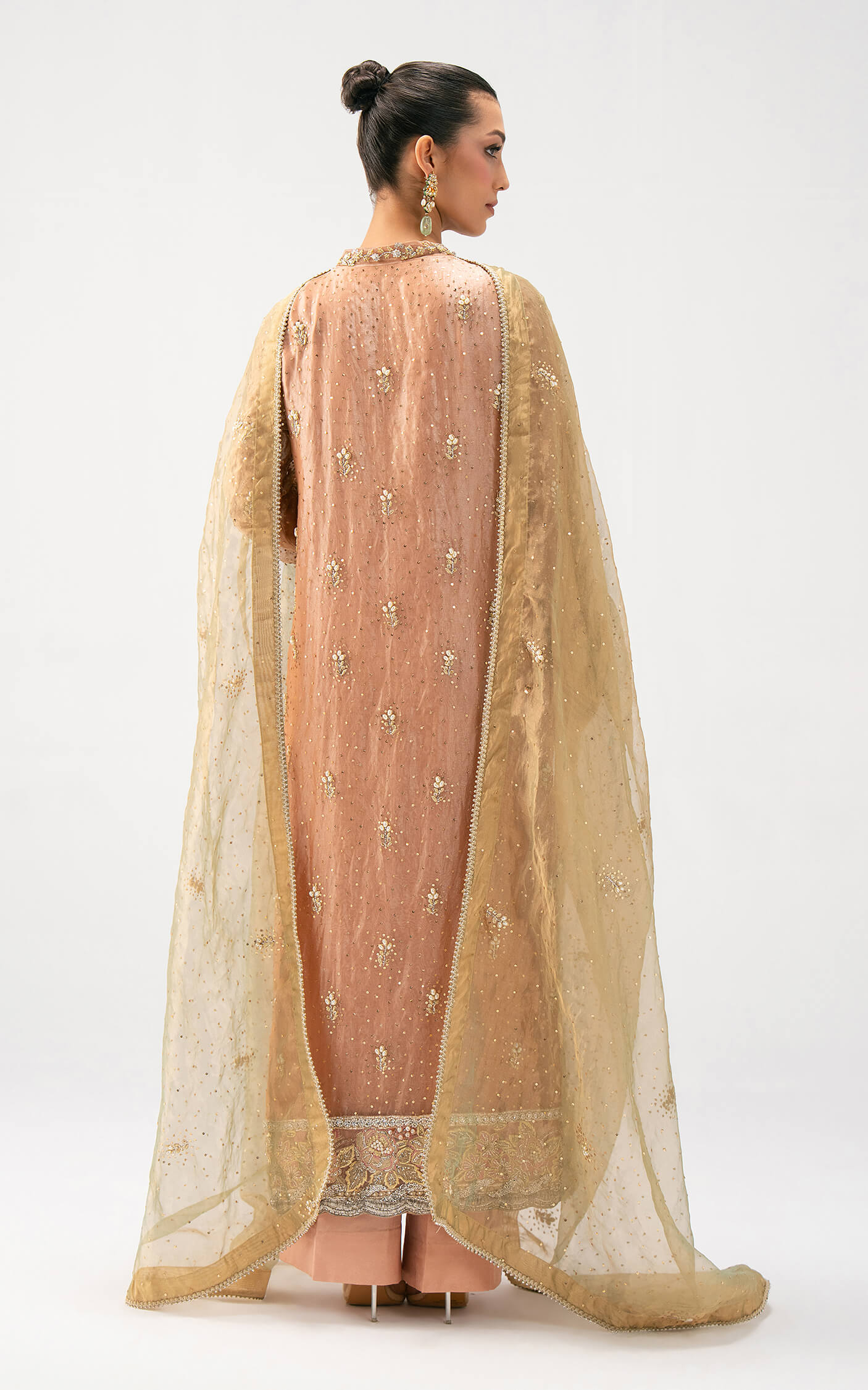 Asifa and Nabeel | Lyle Luxury Formals 25 | Peach Aura - Official Asifa and Nabeel stockist in UK - Sakeena London