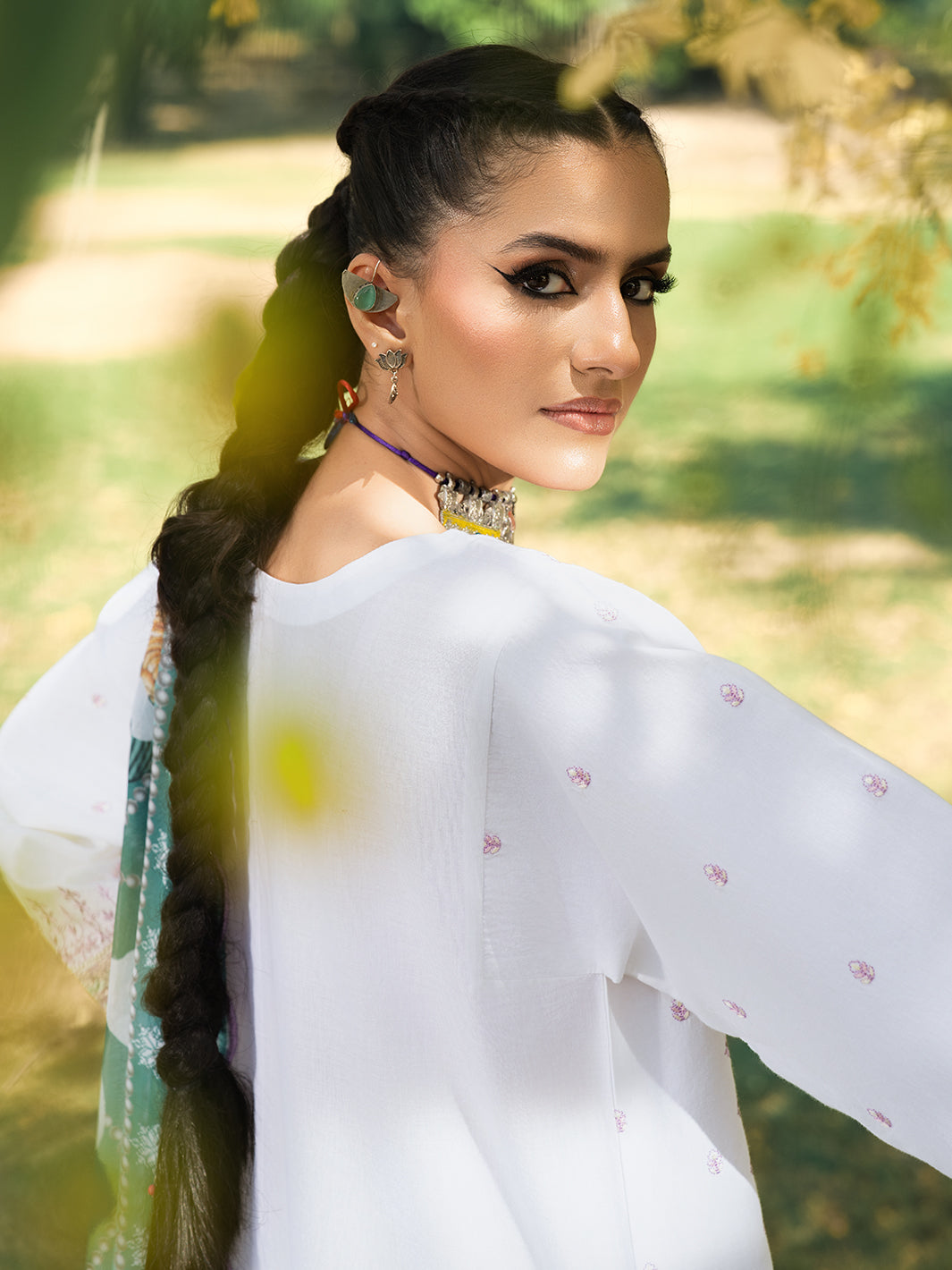 Hemstitch | The Garden Lawn | Pearl Petal - Official Hemstitch stockist in UK - Sakeena London