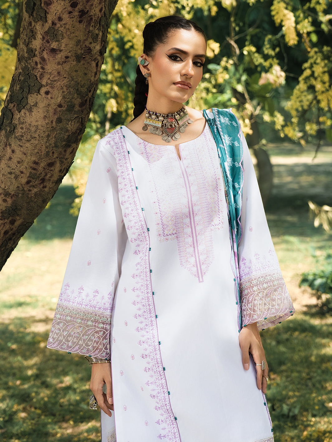 Hemstitch | The Garden Lawn | Pearl Petal - Official Hemstitch stockist in UK - Sakeena London
