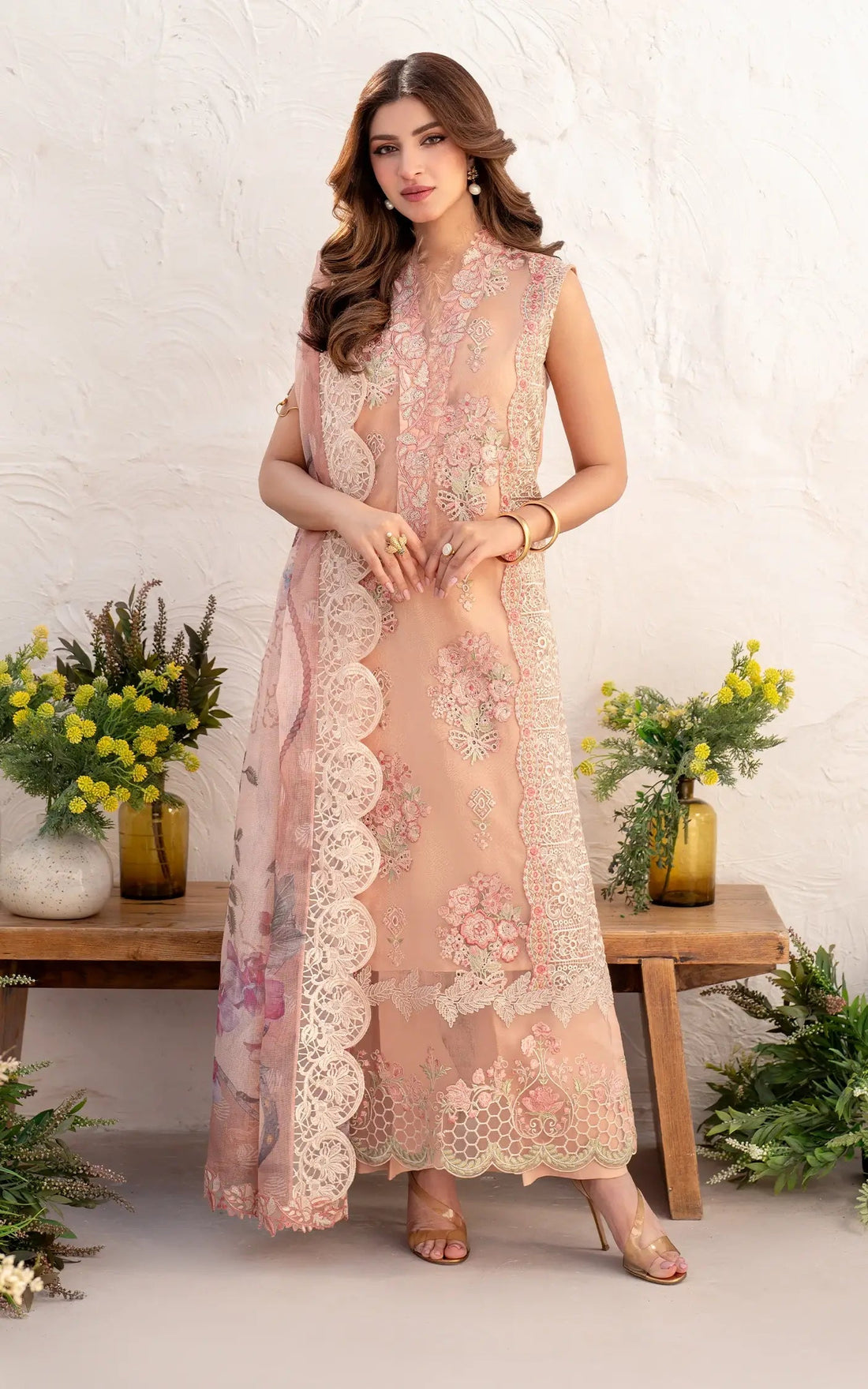 Asifa and Nabeel | Azalia Sumemr 25 | Peony (AZL25-01) - Official Asifa and Nabeel stockist in UK - Sakeena London