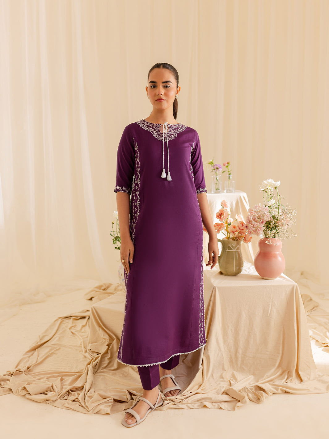 Mahnur | Petal Whispers Lawn Pret | Petalina - Official Mahnur stockist in UK - Sakeena London