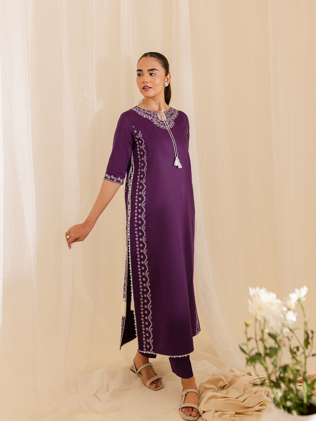 Mahnur | Petal Whispers Lawn Pret | Petalina - Official Mahnur stockist in UK - Sakeena London