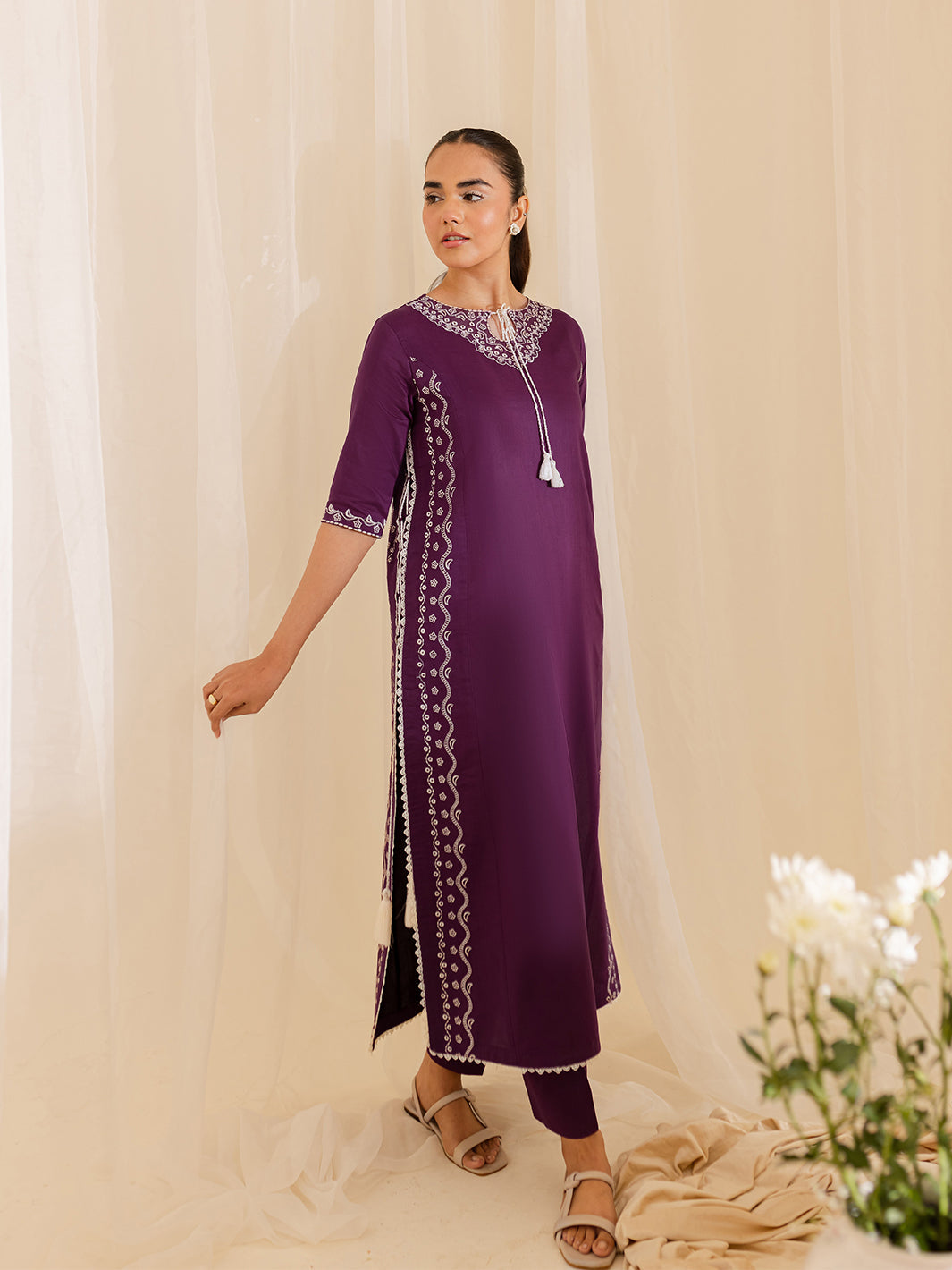 Mahnur | Petal Whispers Lawn Pret | Petalina - Official Mahnur stockist in UK - Sakeena London