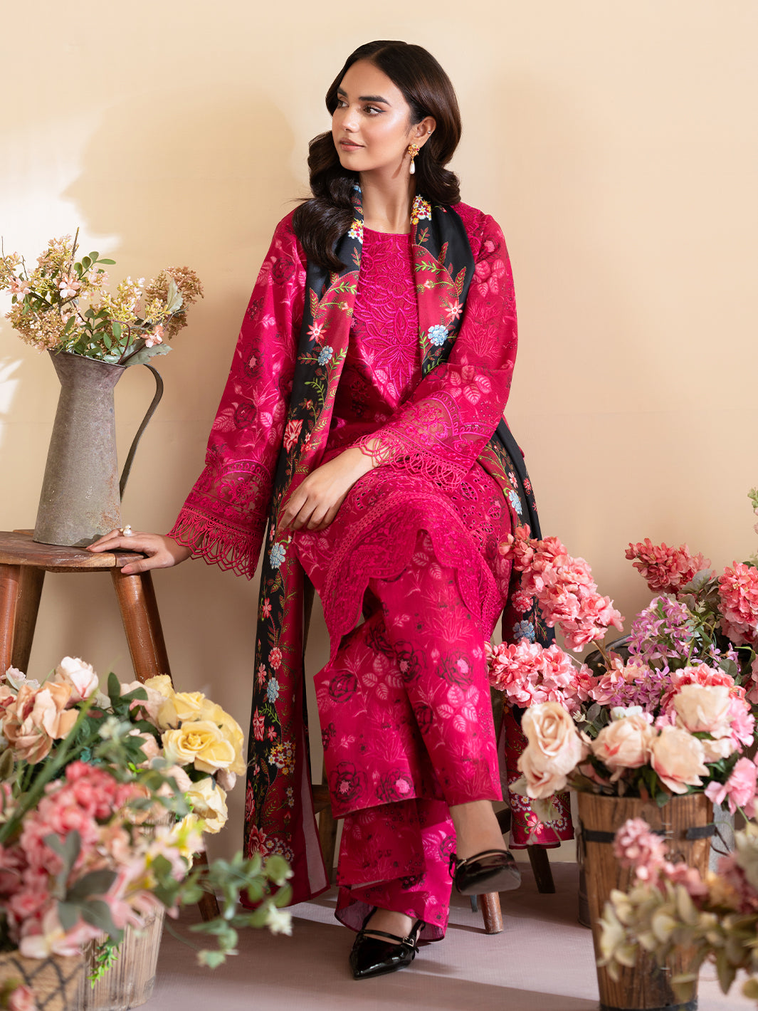 Mahnur | Leila Winter 24 | Petunia - Official Mahnur stockist in UK - Sakeena London